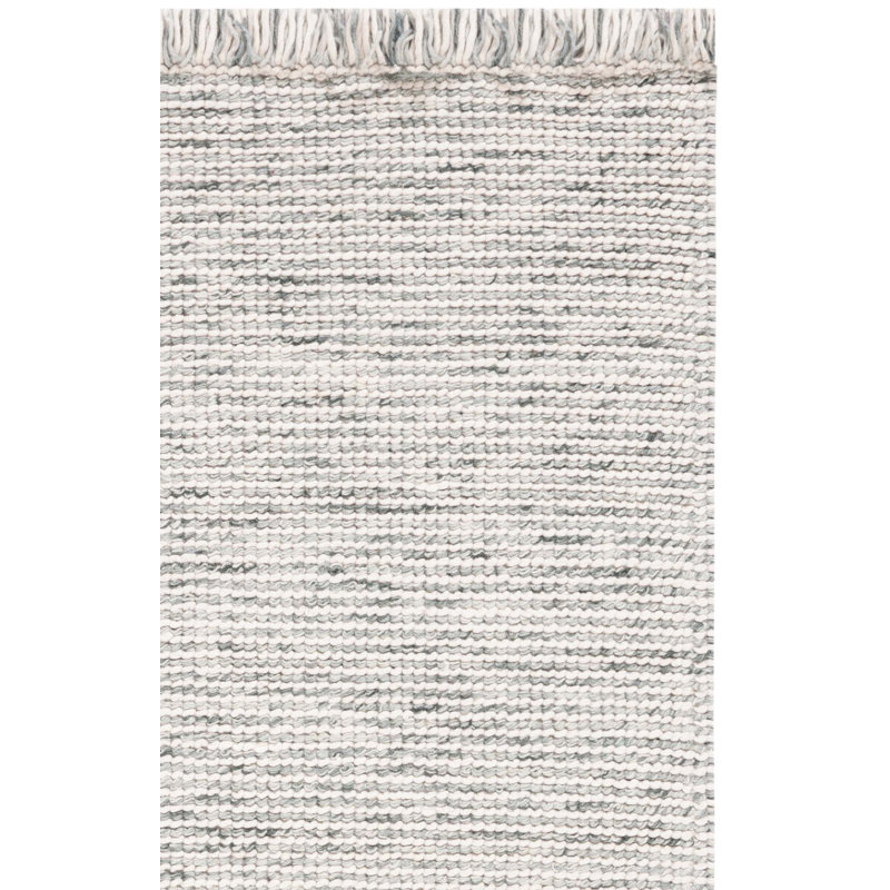 Kata Sage Ivory Geometric Rug, Square 6'