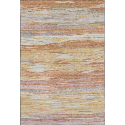 Premium Machine Washable Alaina AMF1933 Waves Rug