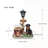 Rottweiler Dog Family Planter Statue, Durable Resin Garden Decor With Realistic Detailing And Versatile Use For Indoor Or Outdoor Spaces.