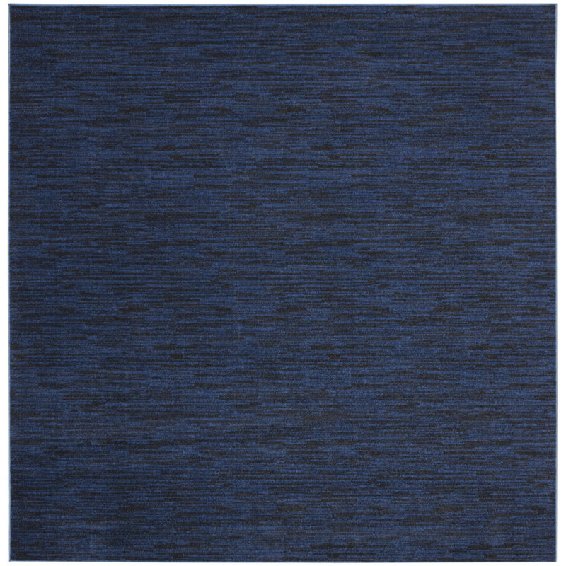 Tapis carré d'intérieur 9 po bleu