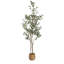 Faux eucalyptus avec panier en livia Joanie-1740667606