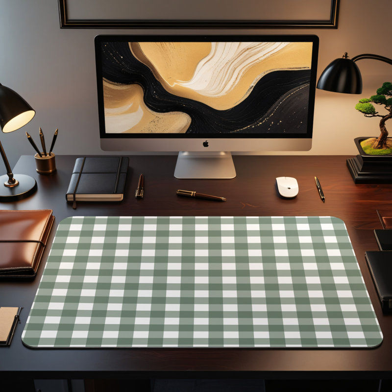 Polyester Desk Pad, 14.4x12.1