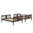 Full Over Full Bunk Bed With Ladder And Full-Length Guard Rail,Wood Bunkbed W/Slat Support,Space Saving-360267083