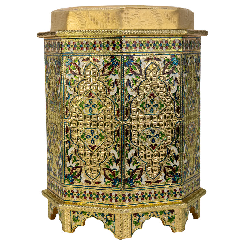 Basilotto Aluminium Accent Stool