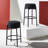 Colombe Upholstered Stool with Metal Frame-982525812-991454322