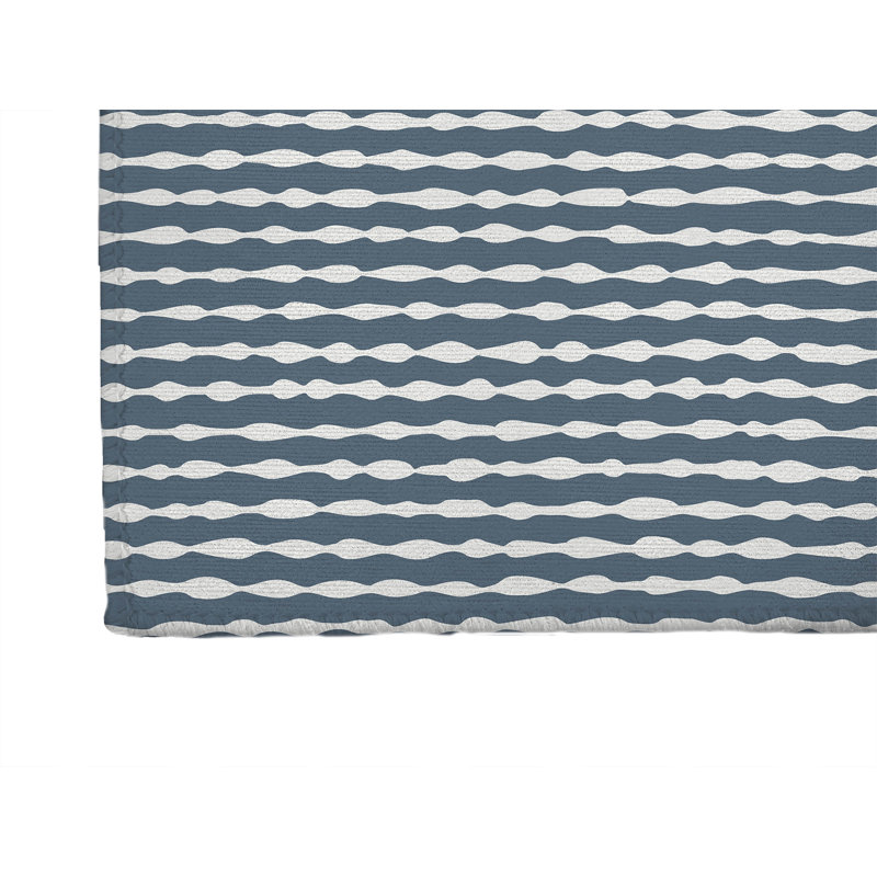 Tapis de bureau décoratif Play Way, L 7 pi x L 5 pi, Bleu