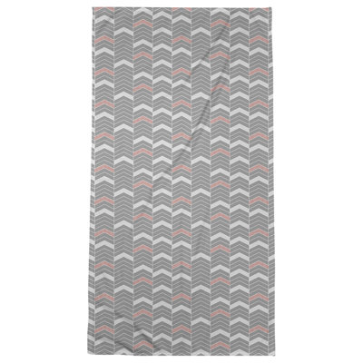 Serviette de plage lineed chevrons Stephenie