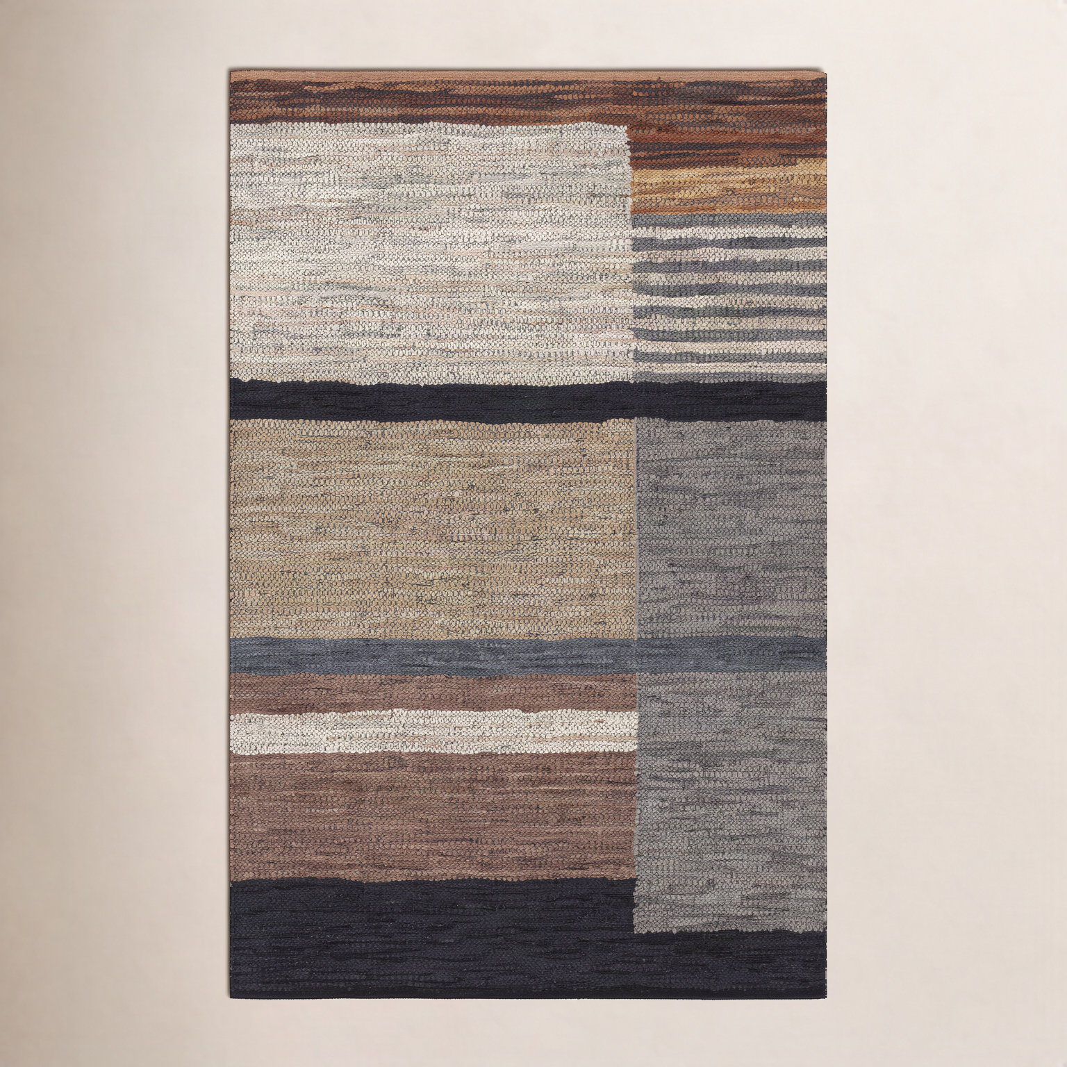 Pim Hand-Woven Geometric Rug, Rectangle 8' x 10'