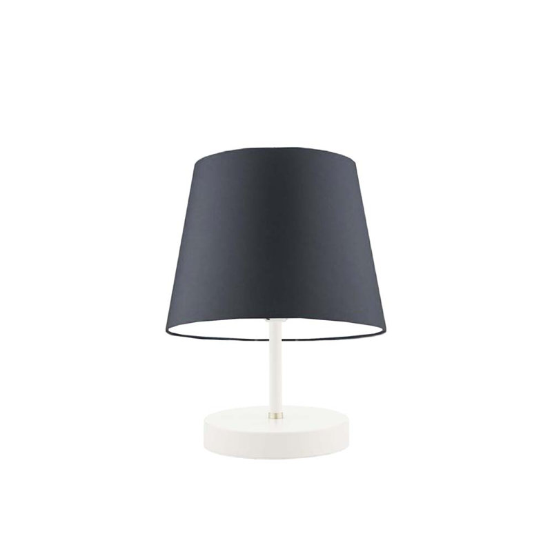 Deok Metal Table Lamp, White, Black