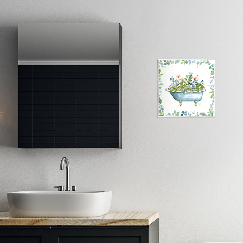 "Botanical Bath Tub", art mural par Nan