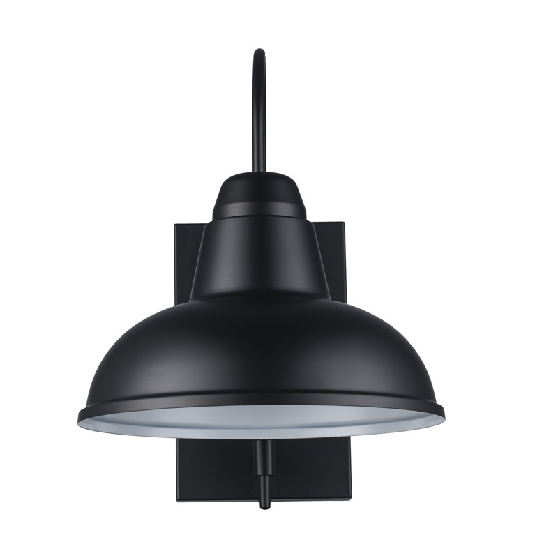 Santuci Iron Wall Light, Black, 15" H x 11" W x 15.25" D