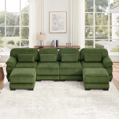 Canapé d'angle modulaire Cloud Couch avec accoudoirs amovibles