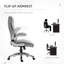 Chaise de bureau ergonomique pivotante à haut dossier Vinsetto