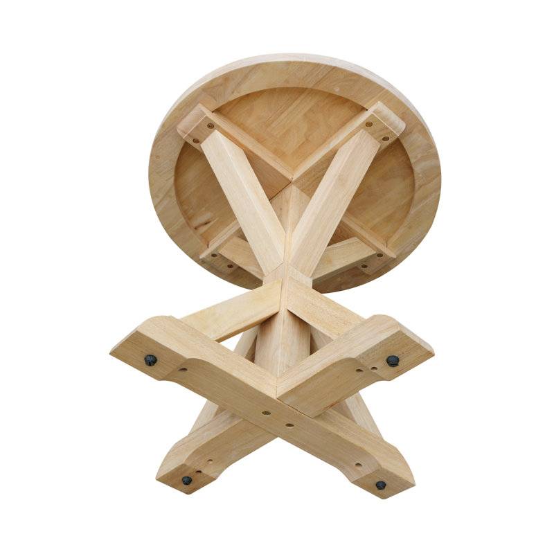 Philippine Solid Wood End Table, Unfinished