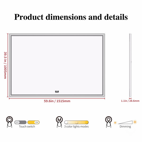 Dimensions du produit