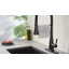 Maiguoone Single Handle Spray 3 Modes Pull Down Kitchen Faucet with Sweep Stream Waterfall with Deck Plate-112510343