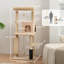 Arbre à chat 52 po avec poteaux à griffer, lit à chat, condo, beige-730140943