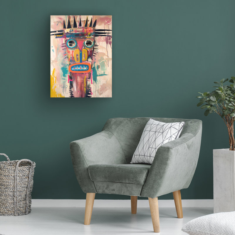 Art abstrait sur toile bolologia Andreas Magnusson, H 19 po x l 14 po