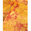 Tapis unique orange / jaune noué à la main Triscia Mogul 4 pi 3 po x 6 pi 1 po