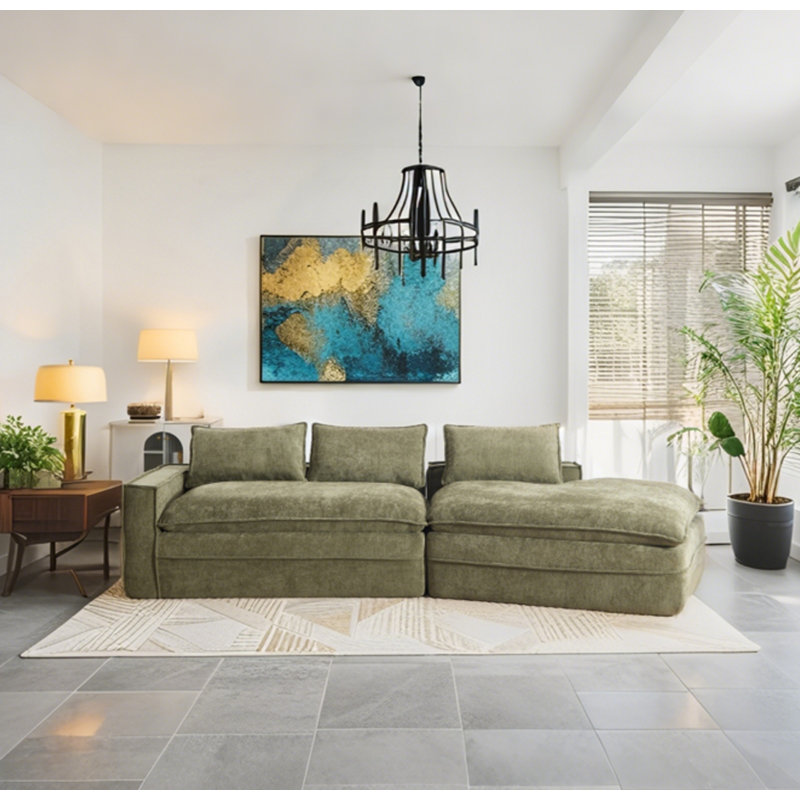 Canapé modulaire Boneless Modern Minimalist, Green
