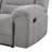 2-piece Chenille Upholstered Reclining Sofa Set Grey