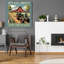 Art mural épique «Farm» par Jim Baldwin, 36 po x 36 po-117460945
