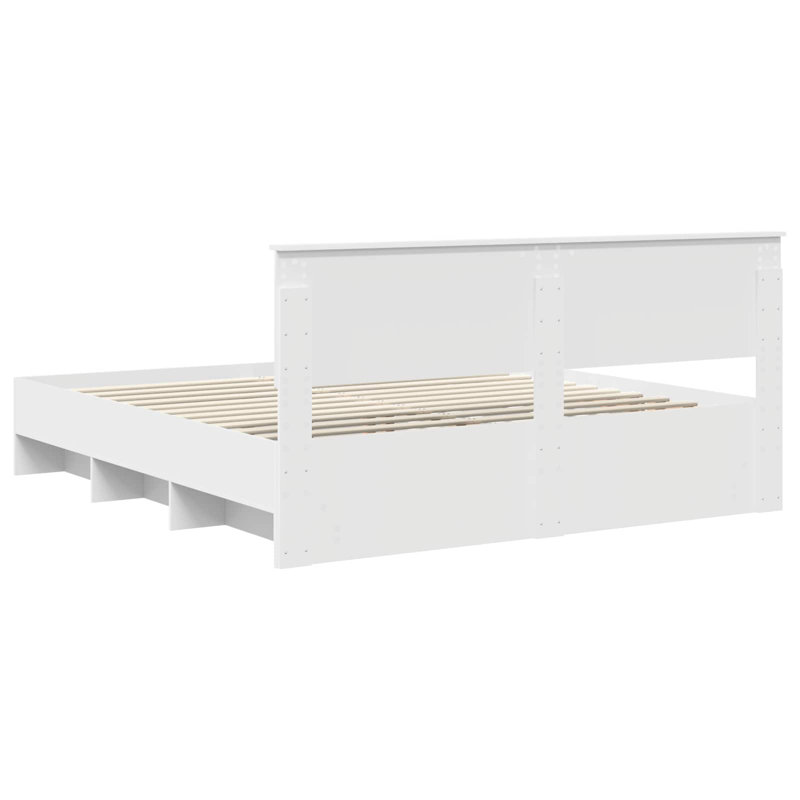 Bed, White, Super King (6')