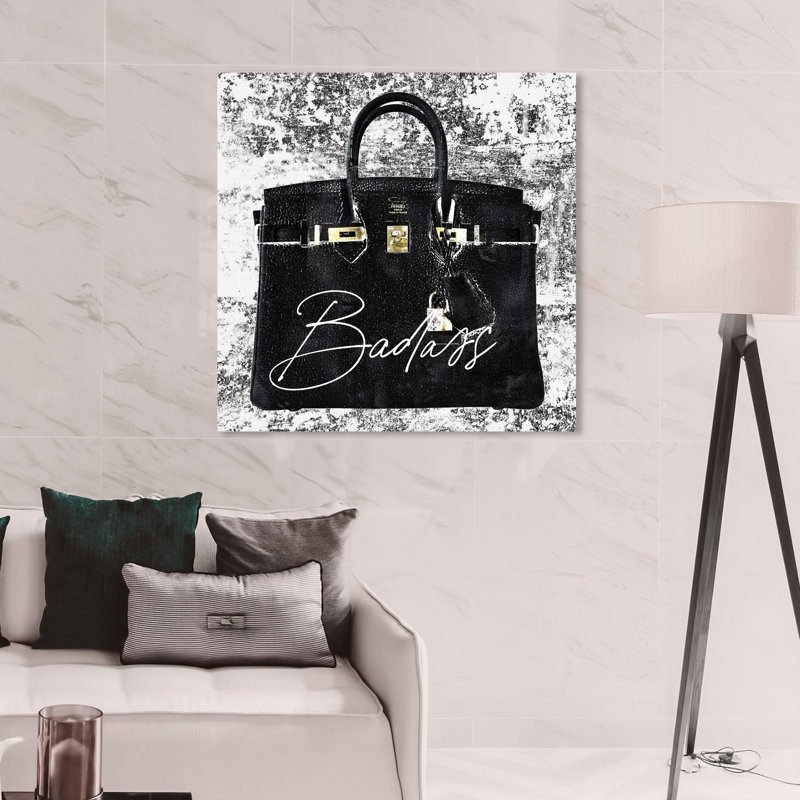 " Super Birkin Women Handbags ", Wrapped Canvas, 20" H x 20" W