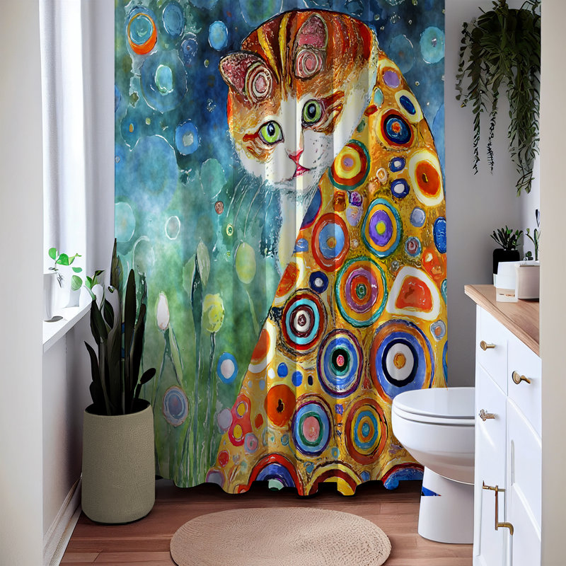 Jalyric Shower Curtain, 93" H x 70" W