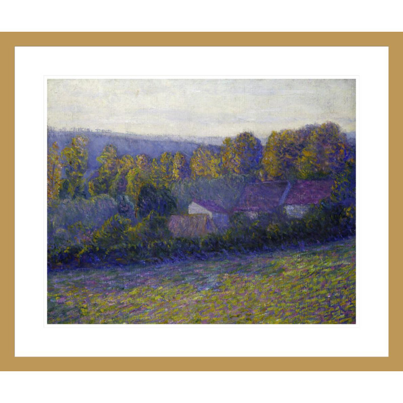 «Autumn Af après-midi Giverny» par Lilla Cabot Perry, impression giclée sur cadre, H 23,5 po x l 27,89 po