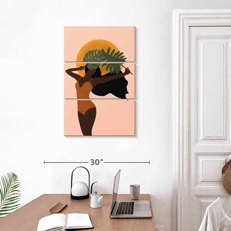 Leisha Botanical Babe II, 32'' H x 20'' W