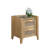   Rattan-Inspired 2 Drawer Nightstand with Charging Station, Bedside Table with Drawers, Night Stand for Bedroom, End Table or Side Table for Living Room, 15.5" D x 18.9" W x 21.7" H, Oak-234087282