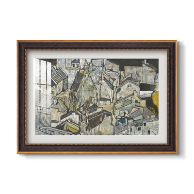 MÃ¶dling II, 1918-Egon Schiele-Custom Framed Print