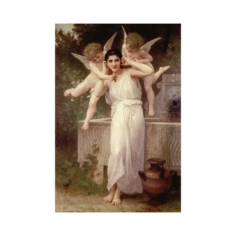 Youth by William-Adolphe Bouguereau - Wrapped Canvas Gallery-Wrapped Canvas Giclée, 20.32 cm H x 30.48 cm W