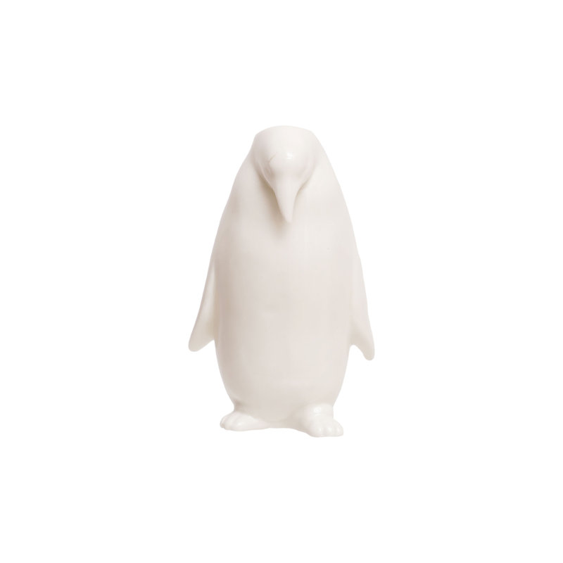 Stoneware Penguin Taper Holder