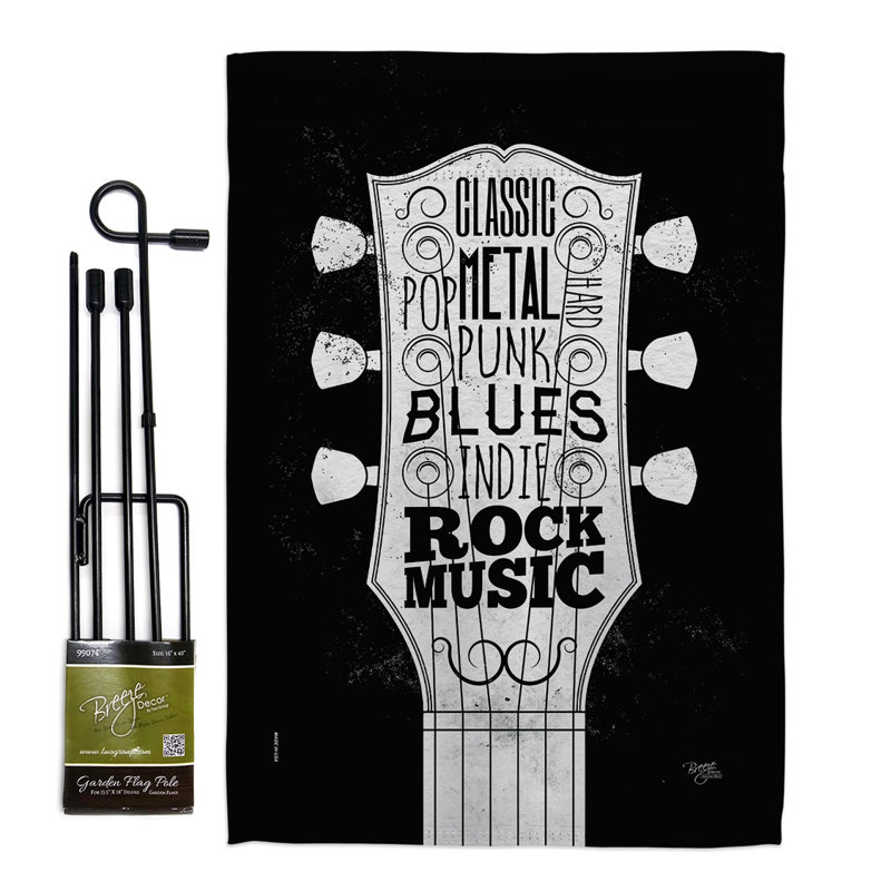 Double Sided 18.5'' H x 13'' W Polyester Flag Set