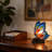 Tiffany Style Butterfly Lamp Stained Glass Table Or Desk Light Bulb Includede
