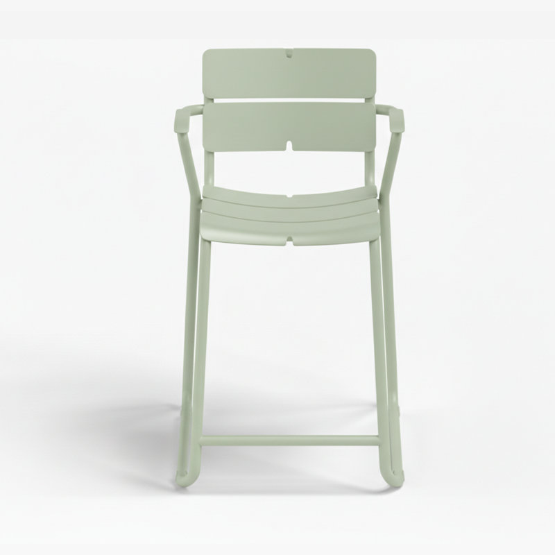 Tabouret Corail, Vert pastel