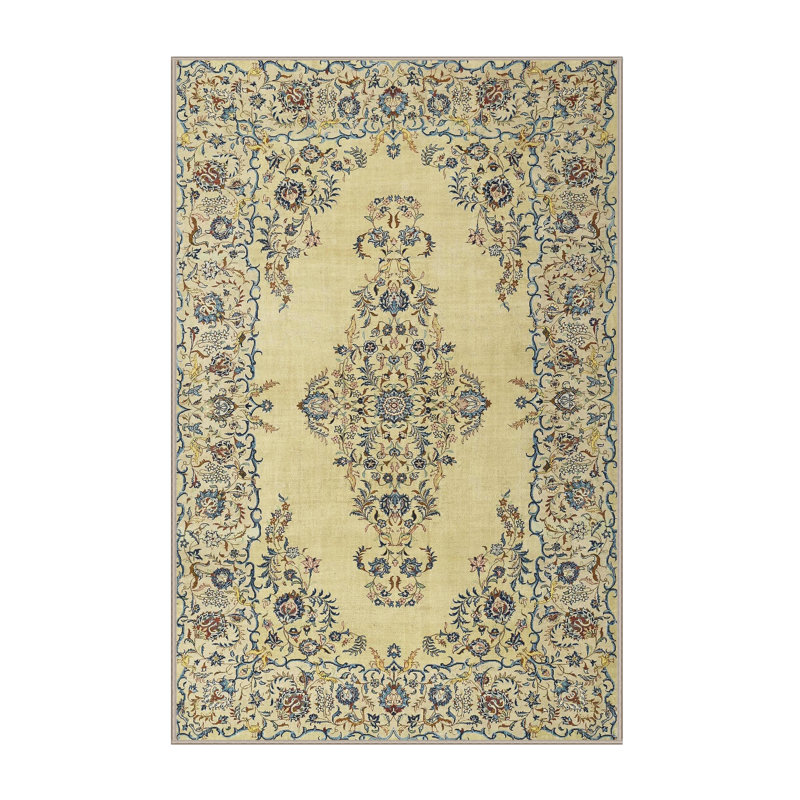 Delacerda Oriental Indoor Rug, Rectangle 4' x 6'