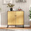 Buffet 30,94 "avec portes cannelées pour salon, salle à manger, cuisine et couloir Ingrid-1167827435