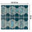 Montego Porcelain Mosaic Tile in Blue/Green/Beige