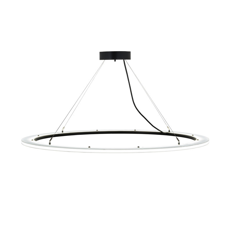 Anillo 60-Inch White Glass LED Pendant Light