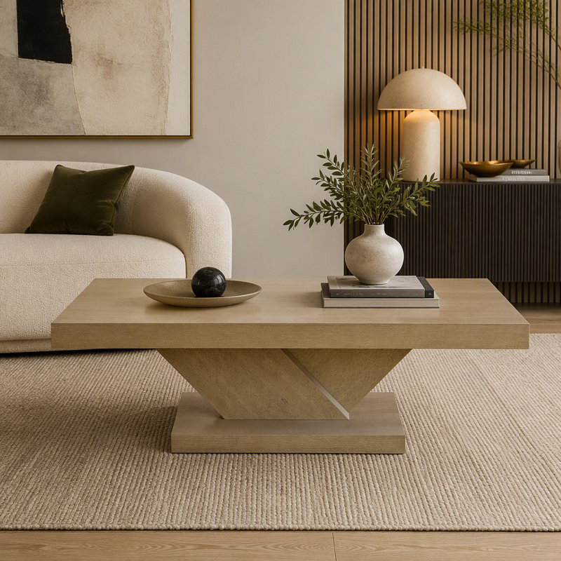 Table basse 47 "Modern, Imitative Oak