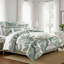 Ensemble d'édredon en coton Frondosa Seagrass 8 pièces-109897534