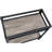 Rustic Oak & Charcoal Finish Serving Cart