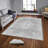 Stylish Woven Carpet, 4 x 6 Feet, 100% Polyester | Antibacterial, 3D Digital Printing, Non-Slip PVC Felt Dot Underside | Machine Washable, 0.4 in Pile Height, Perfect for Living Room & Bedroom Decor-1613594649