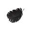Feather Wall Decor, Black, Metal-1460234320
