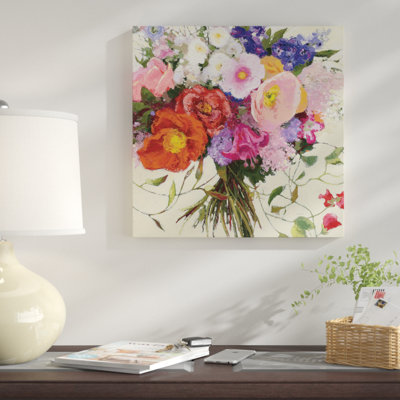 « bouquet de printemps », reproduction sur toile tendue