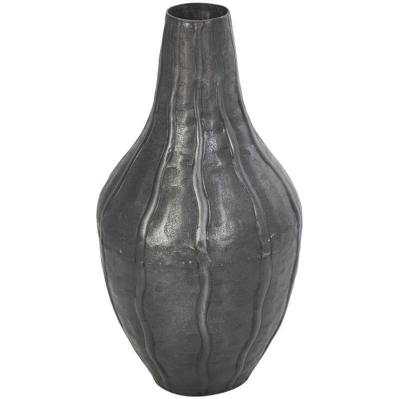 Vase décoratif en métal Emyrson, Moyenne