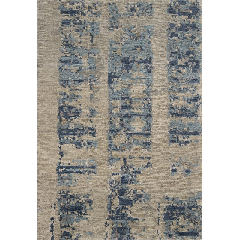 Contemporary Abstract Area Rug, Rectangle 3' x 5'